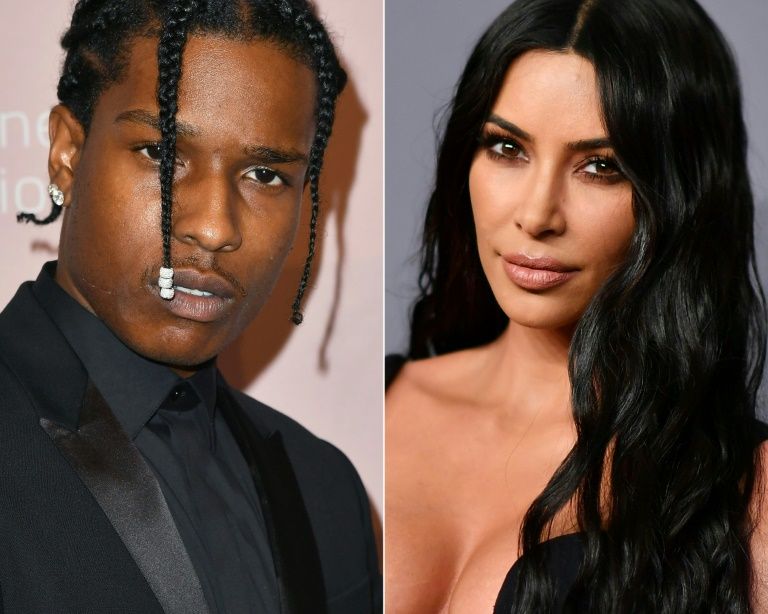 Kim Kardashian West (R) contacted the White House out of concern for ASAP Rocky, who is imprisoned in Stockholm over his alleged participation in a brawl. — AFP