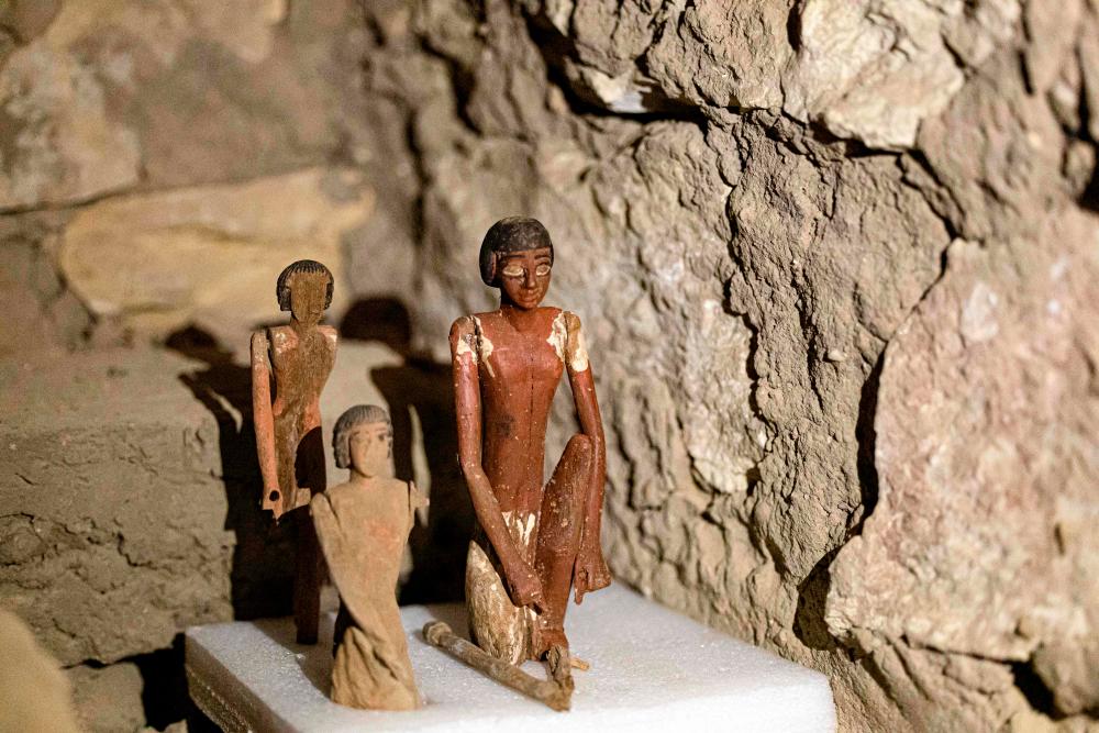 Egypt unveils five ancient tombs in Saqqara necropolis