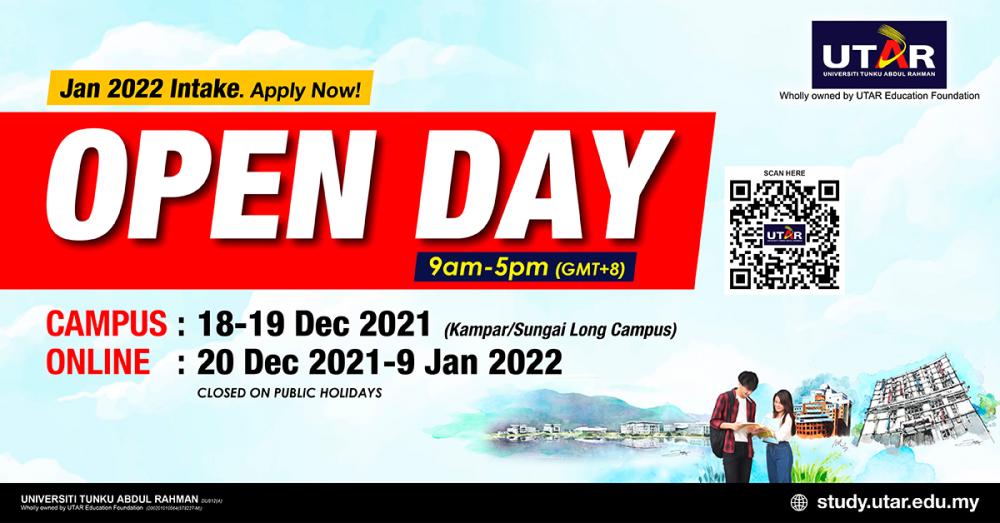 UTAR announce Campus Open Day