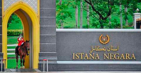 Entrance to the Istana Negara