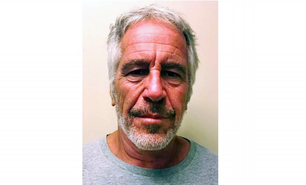 This undated file handout photo obtained July 11, courtesy of the New York State Sex Offender Registry shows US financier Jeffrey Epstein. — AFP