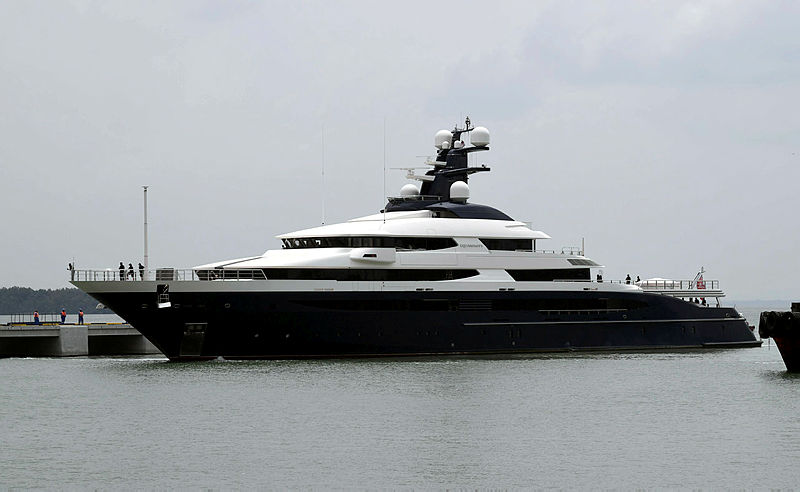 Filepix of the luxury yacht Equanimity.