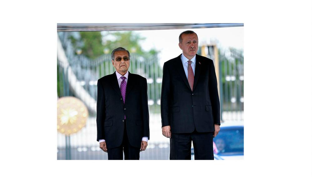 Prime Minister Tun Dr Mahathir Mohamad and Turkey President Recep Tayyip Erdogan, in Ankara, on July 26, 2019. — Bernama
