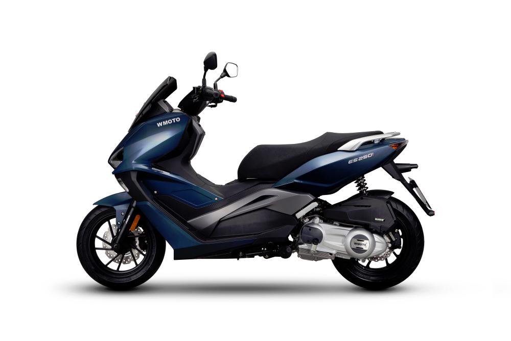 WMoto ES250i in Midnight Blue. $!WMoto ES250i in Midnight Blue.