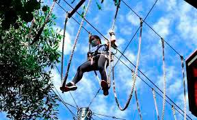 One of the challenging activities at Escape Penang. – Bernamapic