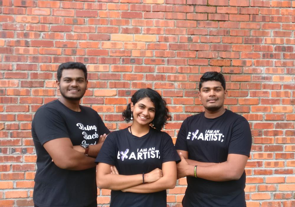 $!The ExAR team: Eswaran Mohan, Renuga Nair and Arun Mohan