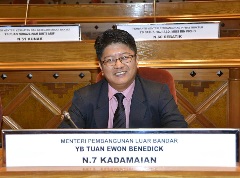 Sabah Rural Development Minister Datuk Ewon Benedick.
