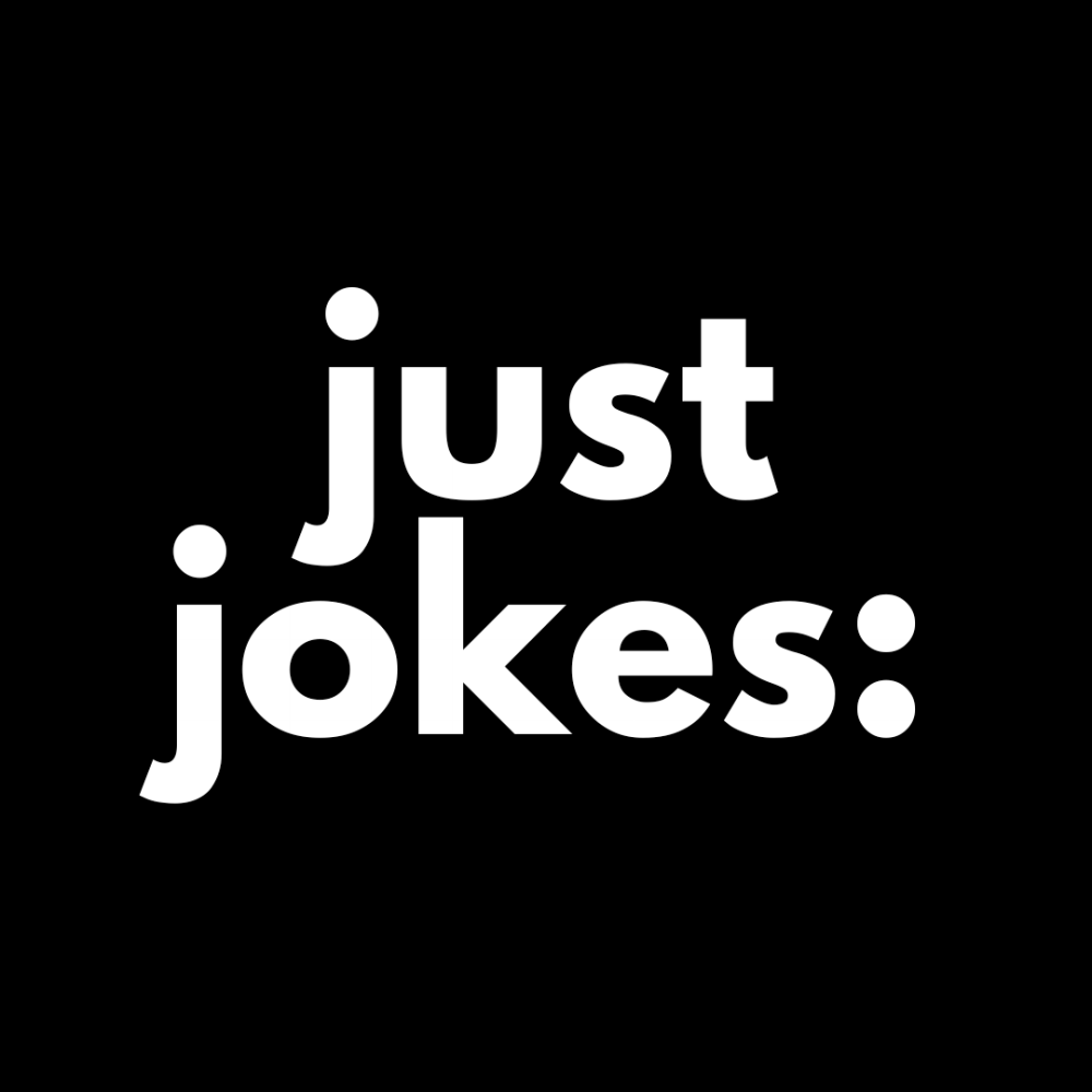 $!Official logo of Just Jokes.