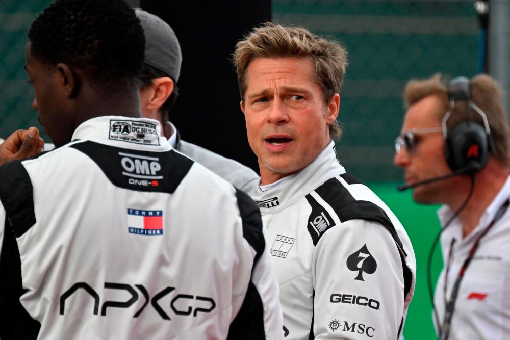 The film will feature Pitt driving a real Formula 1 racing car. – AFPPIC