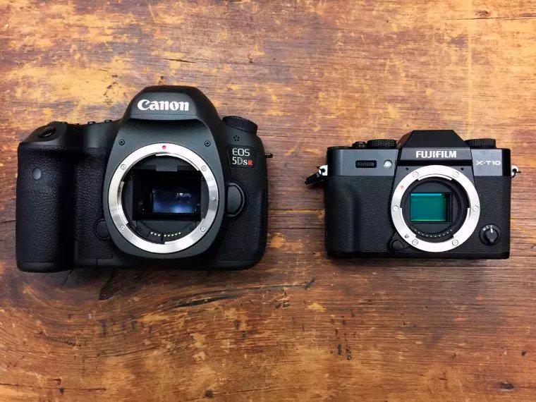There are two major distinctions between SLR and mirrorless cameras: the presence of mirrors and the function of the viewfinder. –GLOBAL CANON $!There are two major distinctions between SLR and mirrorless cameras: the presence of mirrors and the function of the viewfinder. –GLOBAL CANON