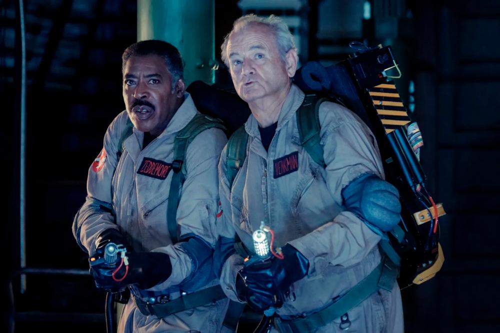 $!Murray (right) and Hudson make a legendary return in Ghostbusters: Frozen Empire.