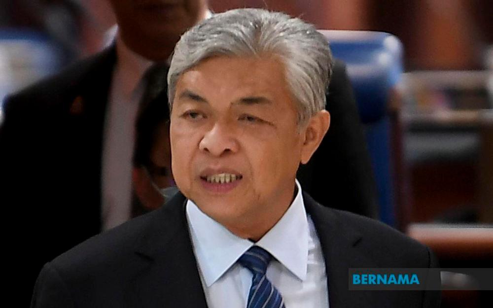Zahid suggests Gov’t table motion of confidence in parliament