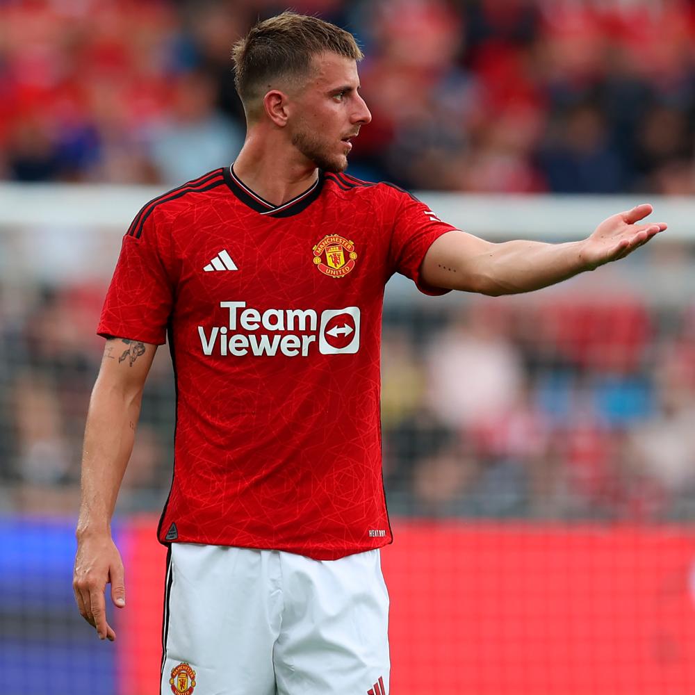 Mason Mount made his Manchester United debut, playing the first half as Erik ten Hag’s side began their pre-season schedule with a 2-0 win against Leeds in Oslo. Pix credit: Twitter/PremierLeague
