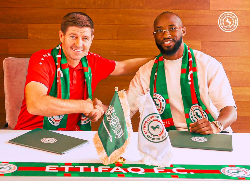 Pix credit: Twitter/@Ettifaq_EN