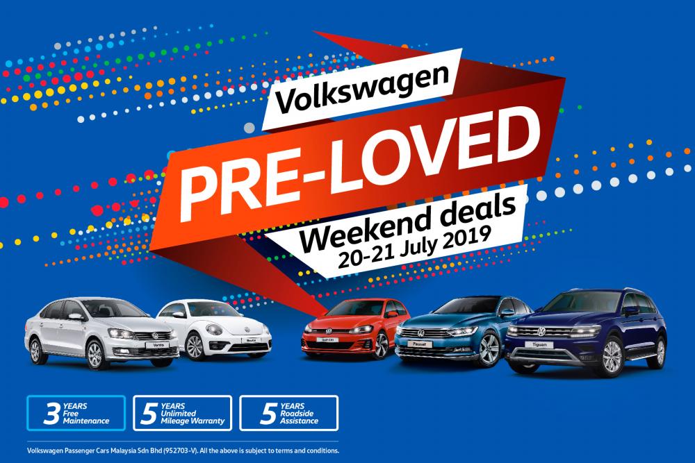 Don’t miss the Volkswagen ‘Pre-loved Weekend Deals’