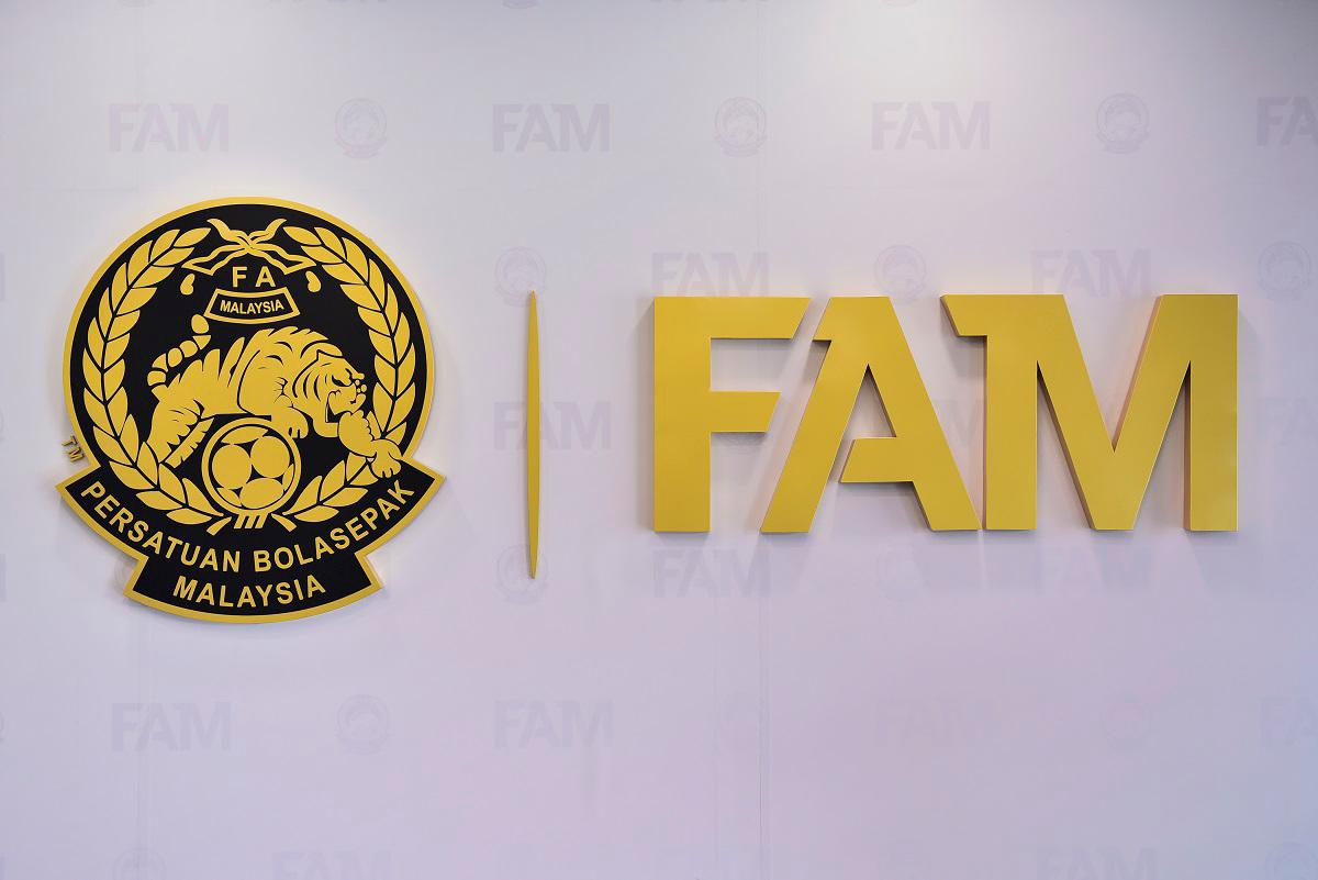 Logo Persatuan Bola Sepak Malaysia (FAM). - fotoBERNAMA