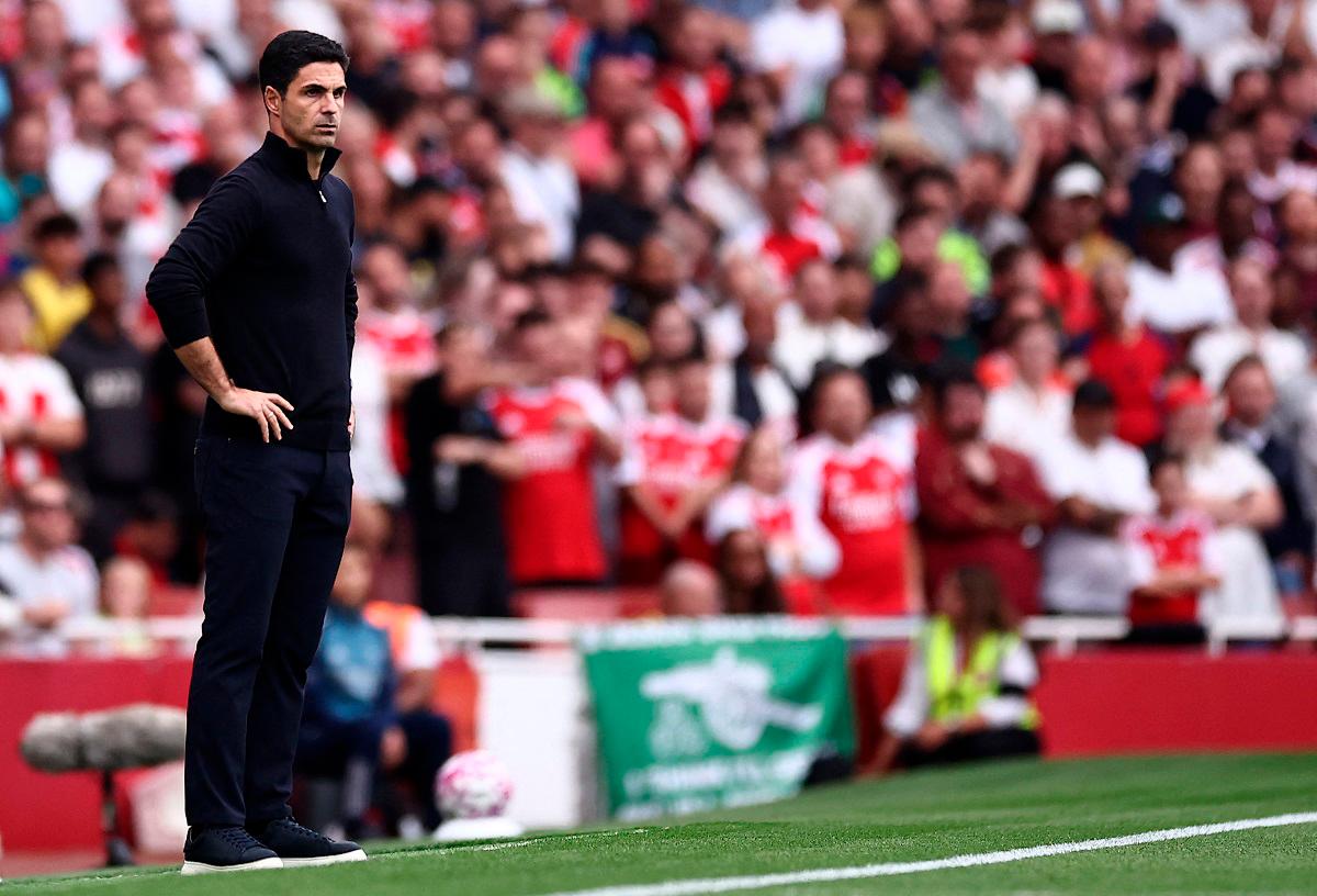 Arsenal’s Spanish manager Mikel Arteta. - HENRY NICHOLLS / AFP