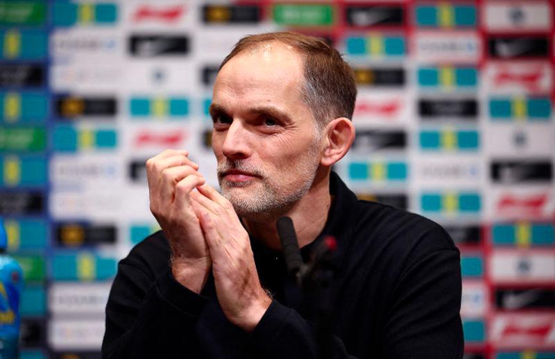 England's German head coach Thomas Tuchel attends a press conference at Wembley in north London on March 14, 2025, as he announces his first squad ahead of world cup qualifiers against Albania and Latvia. - AFPPIX