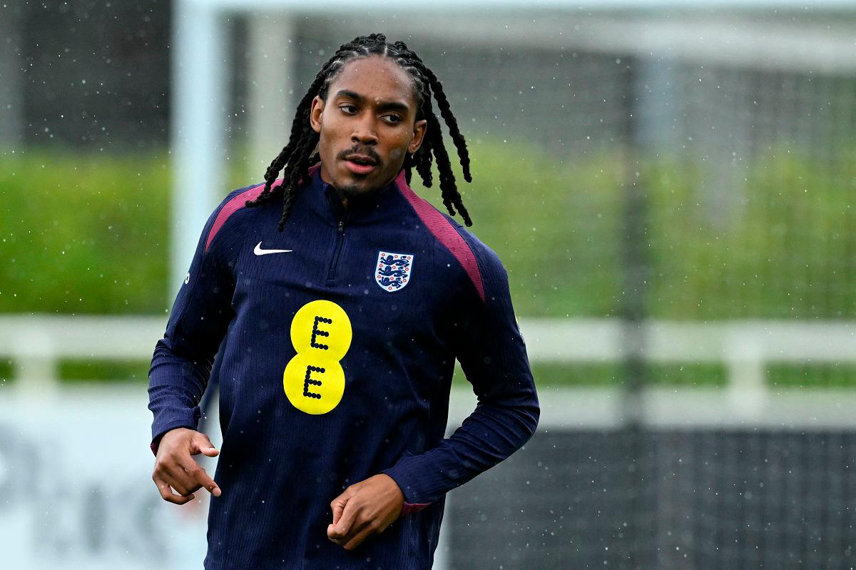 England’s defender Djed Spence. - Oli SCARFF / AFP