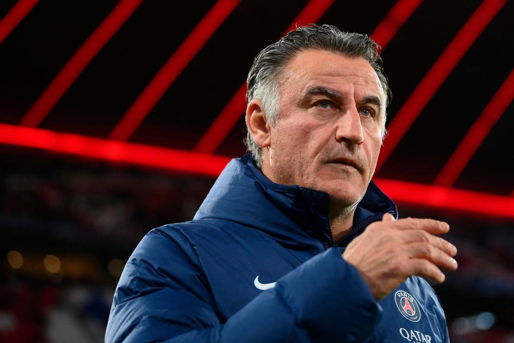 Paris Saint-Germain’s French head coach Christophe Galtier arrives prior to the UEFA Champions League round of 16, 2nd-leg football match FC Bayern Munich v Paris Saint-Germain FC in Munich, southern Germany, on March 8, 2023/AFPPix