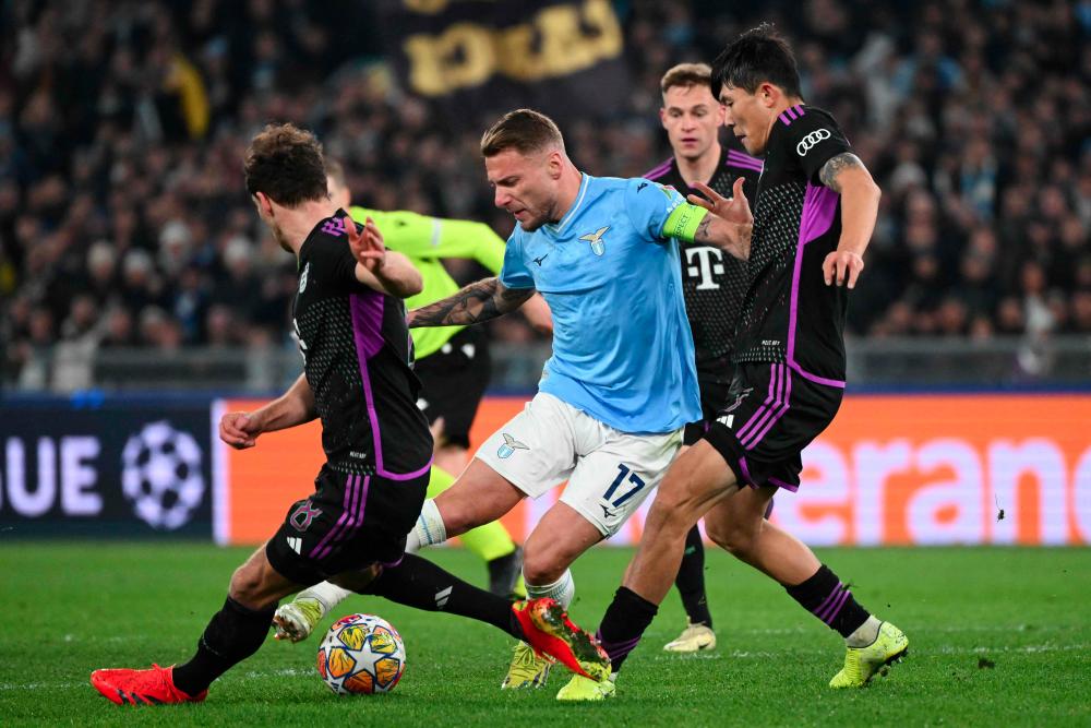 Immobile hands Lazio Champions League advantage over troubled Bayern