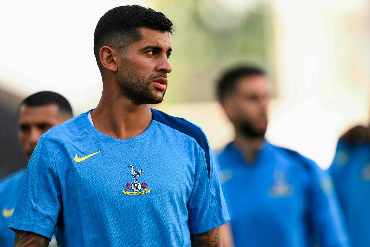 Tottenham Hotspur’s Argentinian defender Cristian Romero. - Marco BERTORELLO / AFP