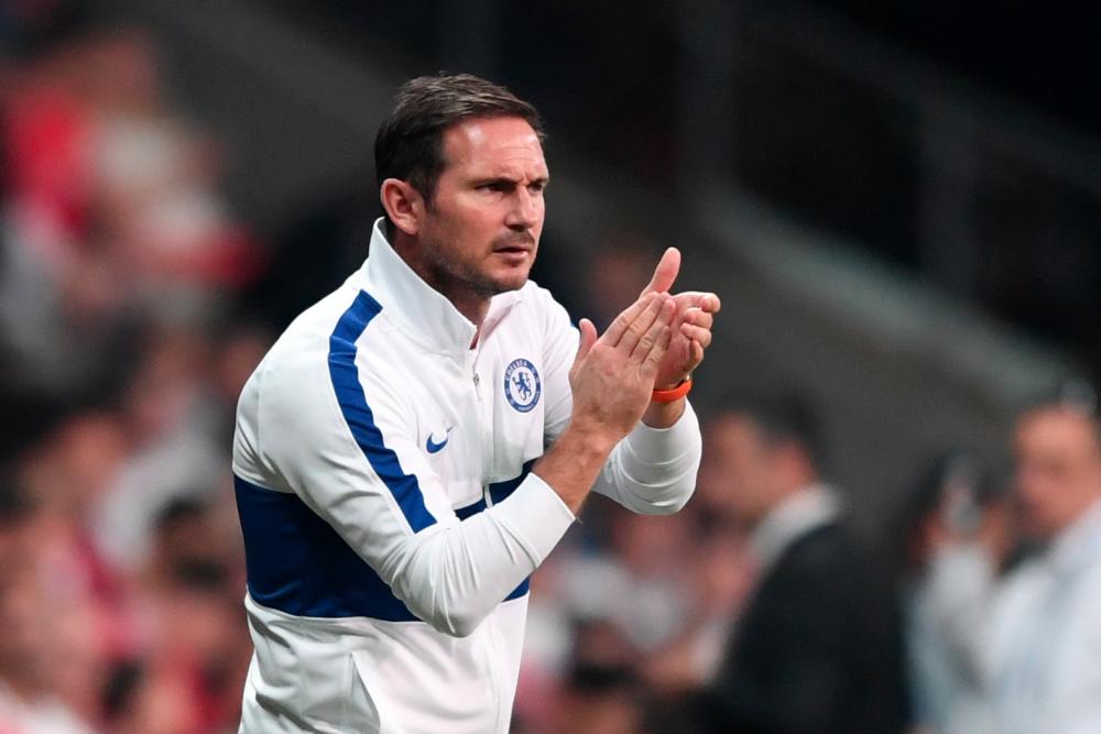 Chelsea’s English head coach Frank Lampard gestures during the UEFA Super Cup 2019 football match between FC Liverpool and FC Chelsea at Besiktas Park Stadium in Istanbul on August 14, 2019. — AFP