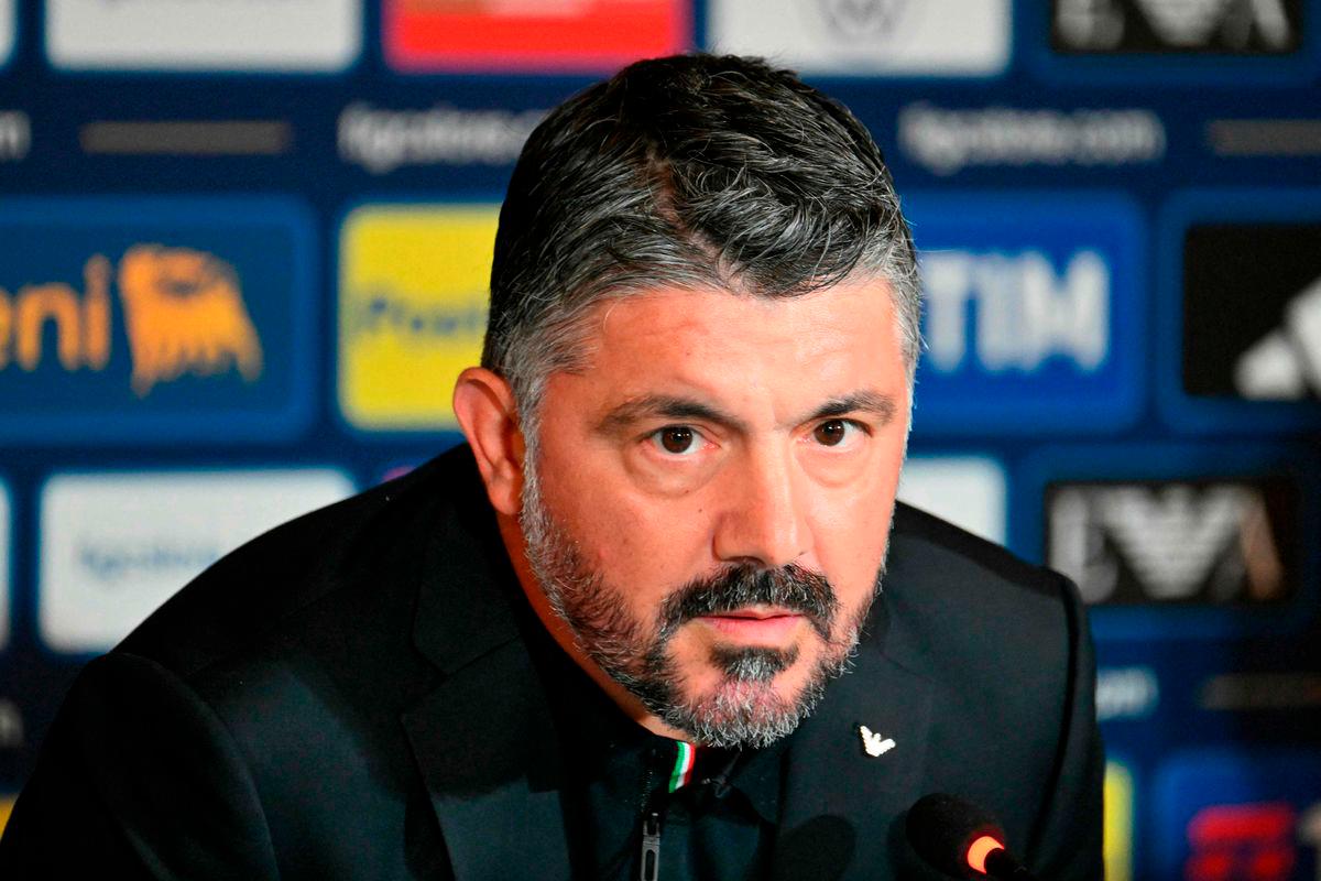 Italy’s national football team headcoach Gennaro Gattuso - AFPpix