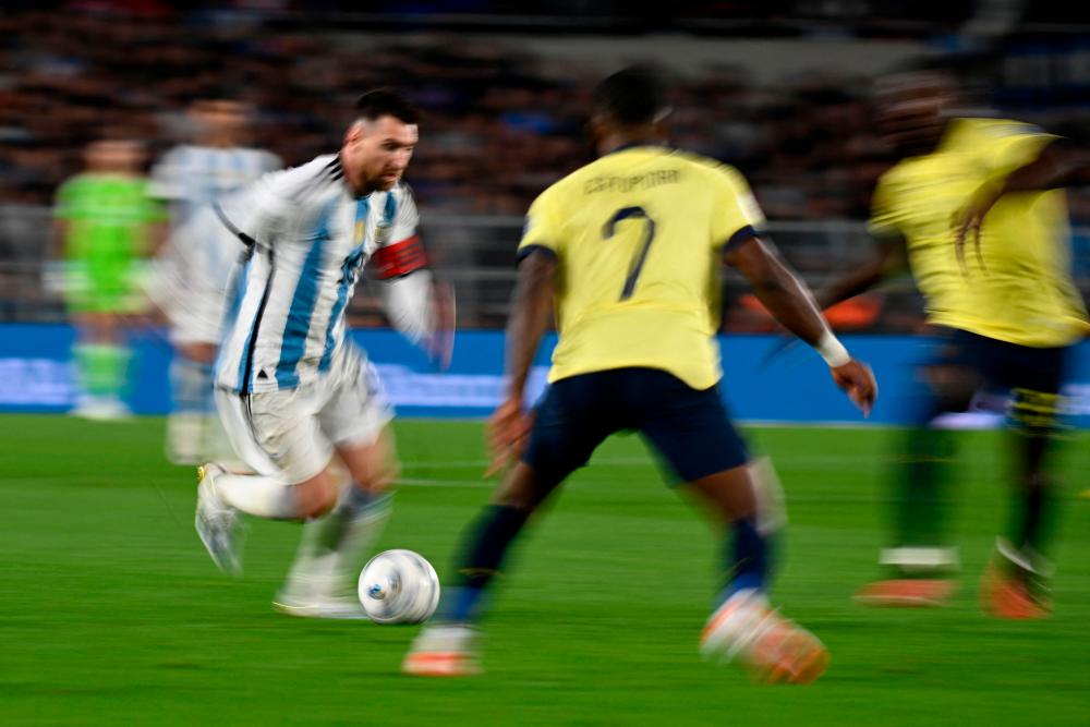 Argentina 1-0 Ecuador (Messi score) in South American Qualifiers