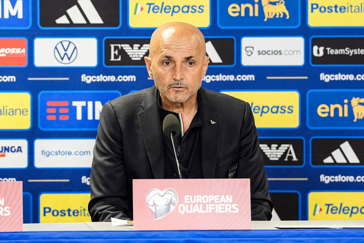 Italy’s coach Luciano Spalletti delivers a press conference at the Ullevaal Stadium in Oslo, Norway, on June 5, 2025, on the eve of their World Cup qualification football match against Norway. - AFPpix