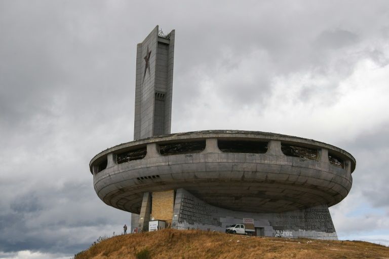 The ‘flying saucer’ on Buzludzha Peak was dedicated to the glory of communism but since the collapse of that regime, it has fallen into disrepair. — AFP