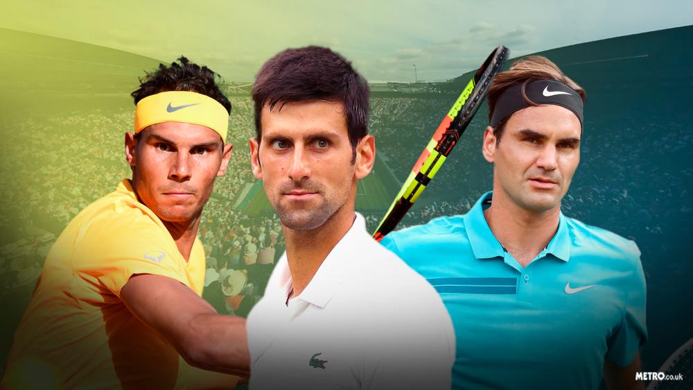 Nadal, Djokovic and Federer in same half of French Open draw