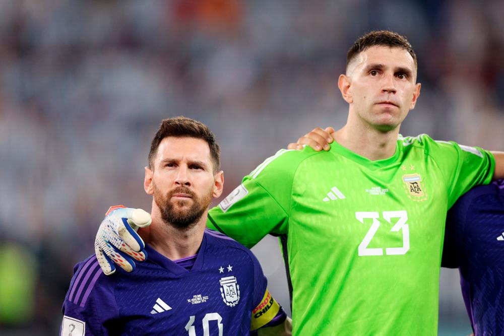 Martinez said Messi, who is hoping to crown his career with victory in what will be his farewell World Cup appearance, has taken his game to another level since inspiring Argentina to the Copa America last year. Pix credit: Twitter/@AVFCOfficial