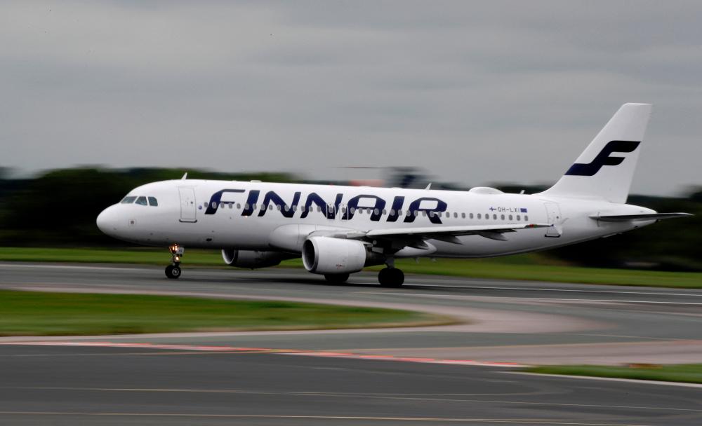 A Finnair Airbus A320-200 aircraft prepares to take off from Manchester Airport. Airbus says it slowed the production ramp-up of key narrowbody models. – Reuterspic
