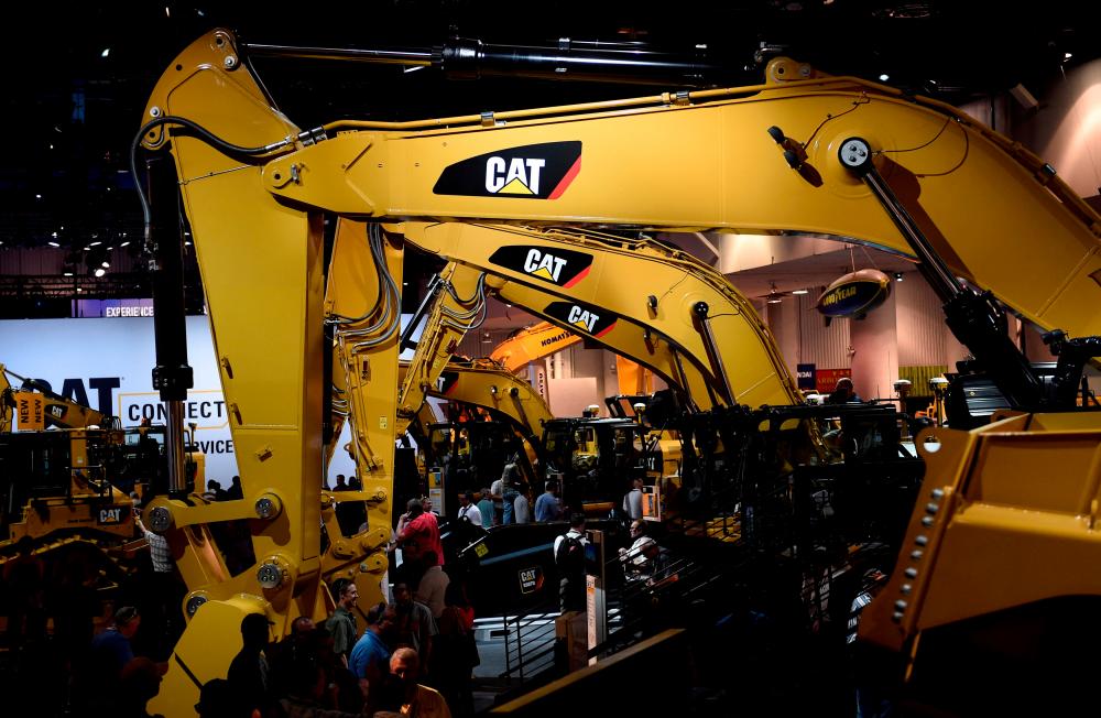 Caterpillar shares added 8.9% on Tuesday as the global economic bellwether reported a rise in second-quarter profit. – Reuterspic