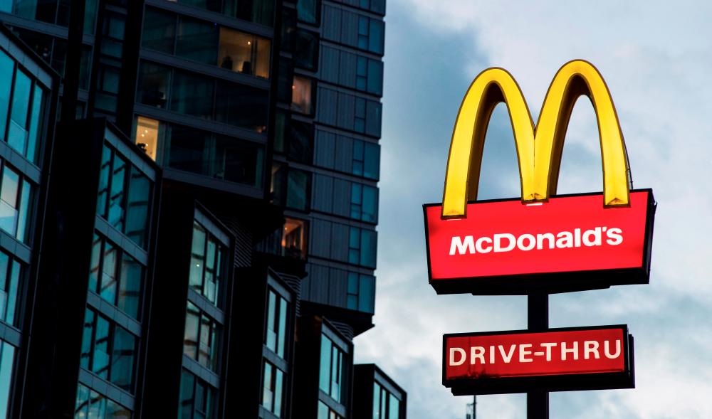 McDonald’s works with outside experts to identify – by item and restaurant – where to lift prices. – AFPpic