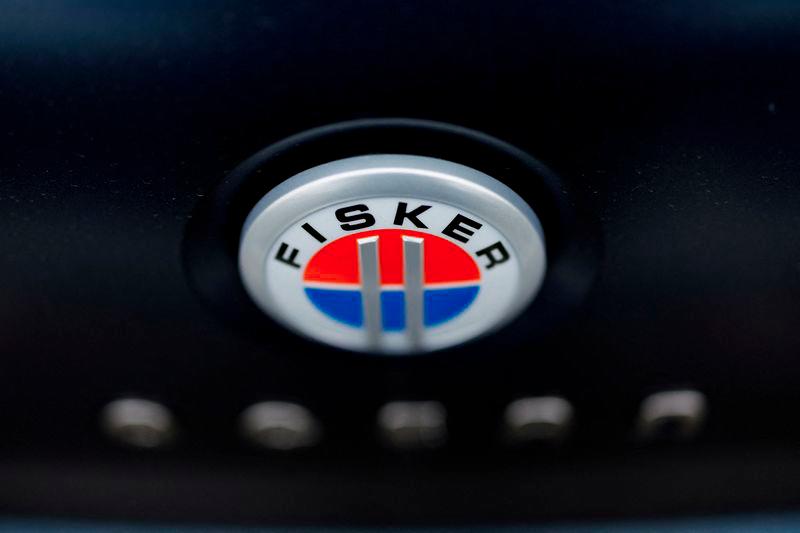 The Fisker logo is shown on the back of a Fisker Ocean electric SUV vehicle at one of the company’s sales, service ands delivery centers in Vista, California, U.S., May 22, 2024. - REUTERSPIX