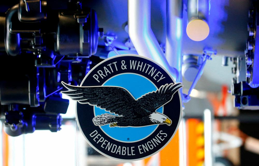 Pratt and Whitney, a subsidiary of RTX, booked a US$2.48 billion operating loss in the reported quarter related to engine recalls and compensations to airlines. – Reuterspic