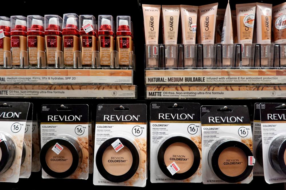 Revlon products are seen for sale in a store in Manhattan, New York City. – Reuterspic