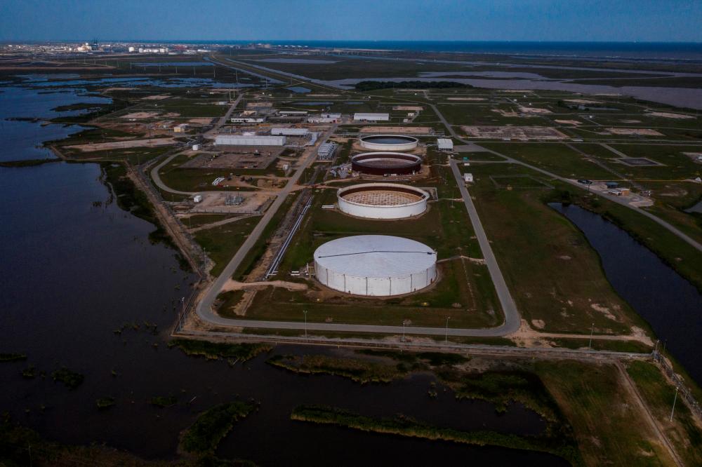 The Bryan Mound Strategic Petroleum Reserve, an oil storage facility, is seen in this aerial photograph over Freeport, Texas. – Reuterspic