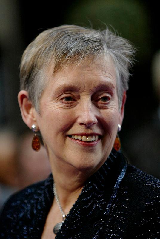 Former MI5 boss Stella Rimington arrives for the British Book Awards 2004 at the Grosvenor House Hotel in London April, 7 2004. The family of Dame Stella Rimington, the former first female director general of MI5, have announced her death, August 4. - AFPPIX