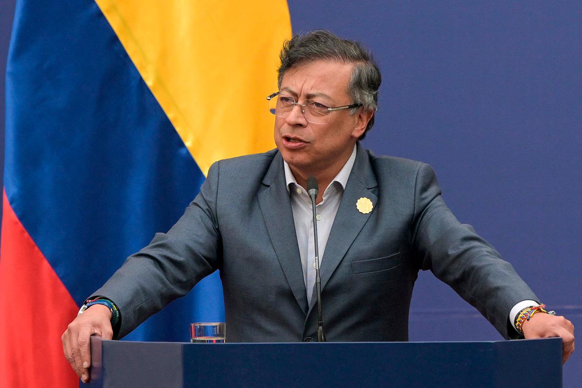 (FILES) Colombia’s President Gustavo Petro. - Rodrigo ARANGUA / AFP