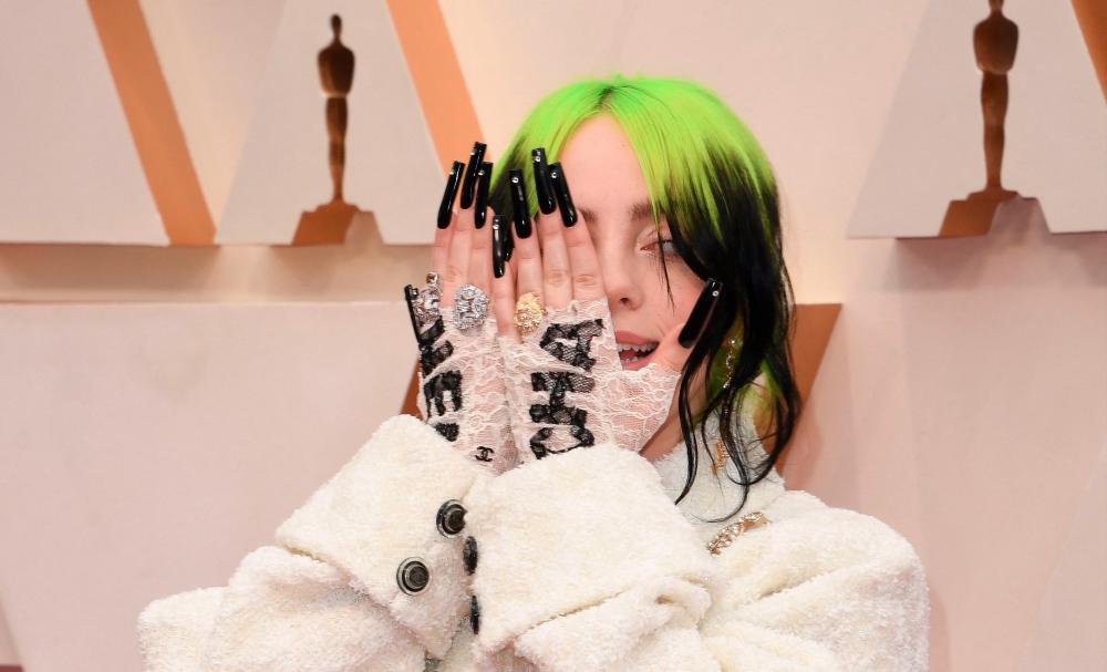 (FILES) In this file photo taken on February 09, 2020 US singer-songwriter Billie Eilish arrives for the 92nd Oscars at the Dolby Theatre in Hollywood, California. - AFP
