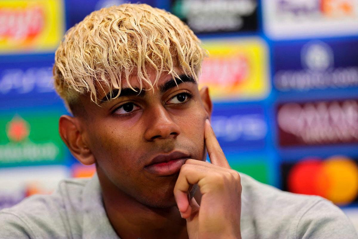 Barcelona’s Spanish forward Lamine Yamal - (Photo by LLUIS GENE / AFP)