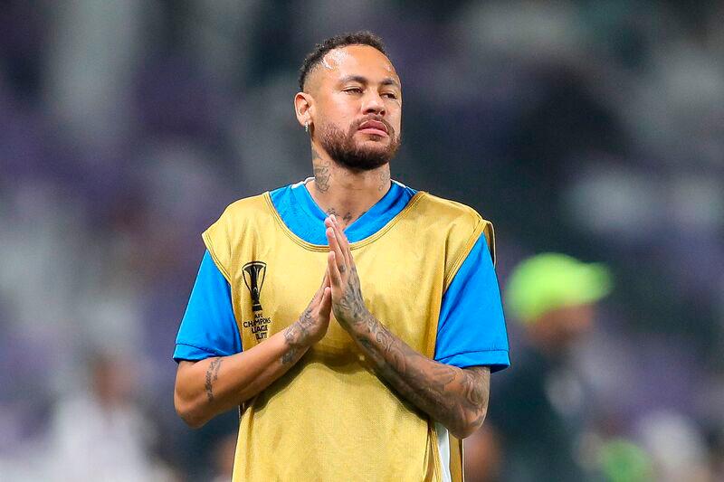 (FILES) Neymar announced his return to Brazilian side Santos, the club that trained him, three days after ending his disappointing adventure in Arab football. AFPpix