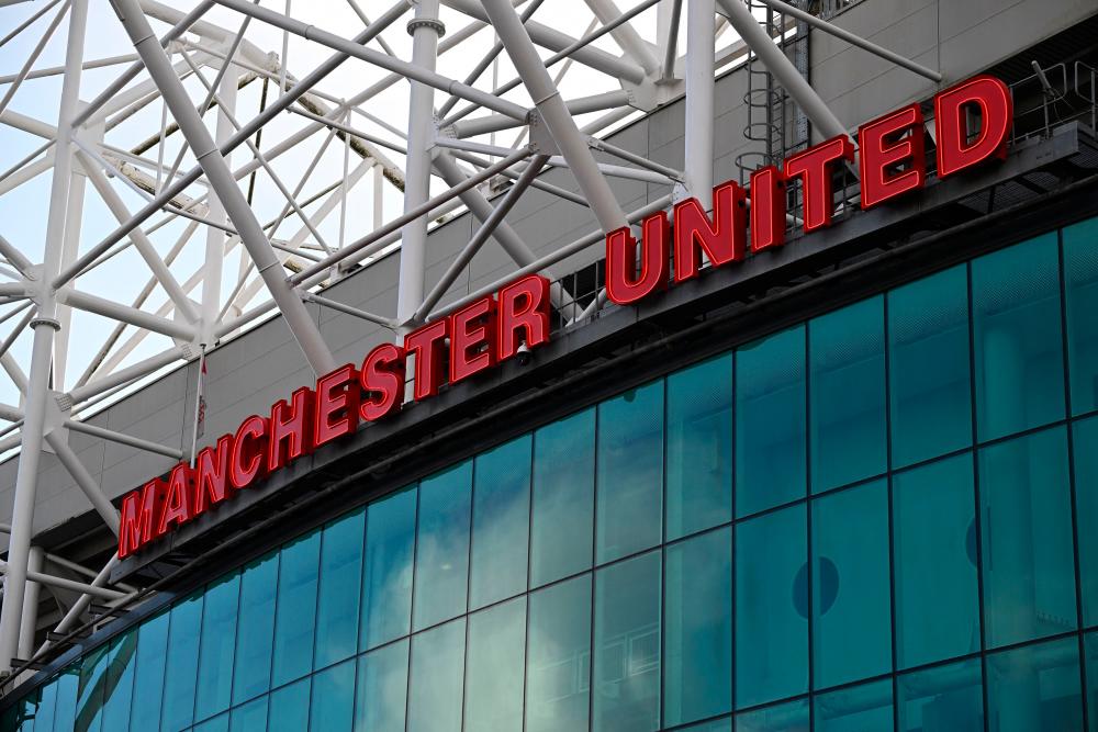 In this file photo taken on November 23, 2022 Old Trafford stadium, home ground of Manchester United football team, is pictured in Manchester, northern England/AFPPix