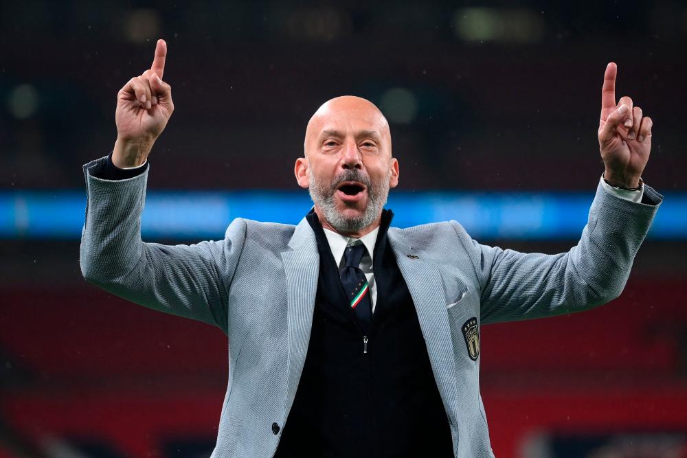 Former Italian international Gianluca Vialli died, his ex-club Sampdoria said on January 6, 2023. AFPPIX