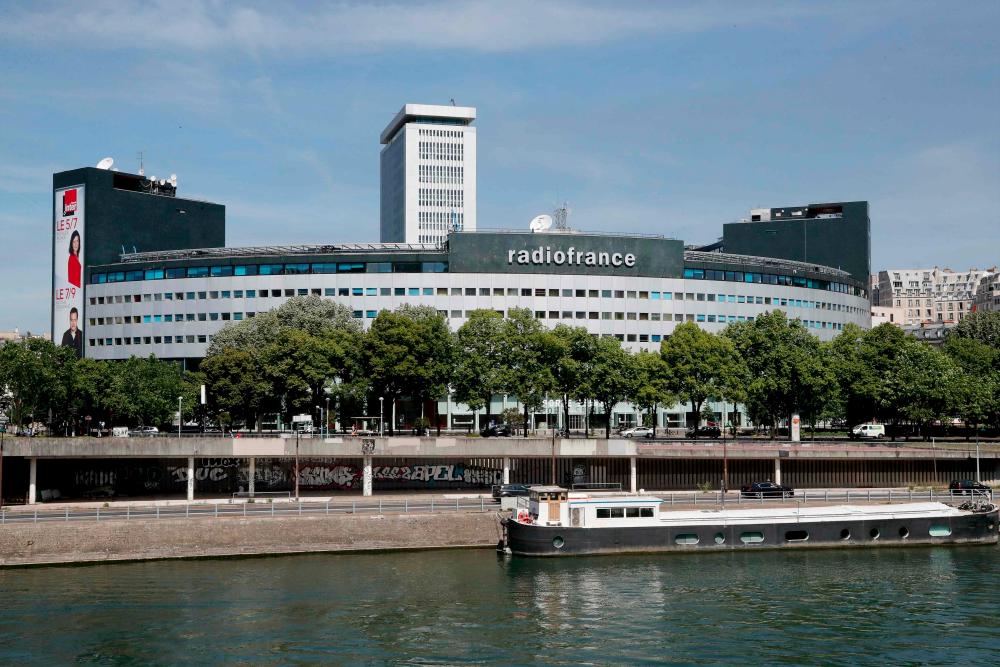 Maison de la Radio, the headquarters of the radio broadcasting group Radio France. — AFP