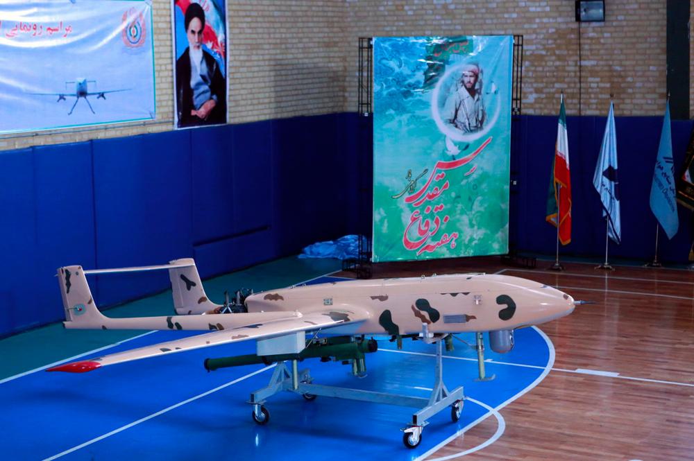 In this file handout photo taken on September 23, 2014 and released by the official website of Iran’s Defence Ministry website, shows newly made drone during an unveiling ceremony in Tehran. — AFP