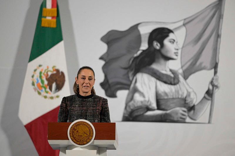 (FILES) Mexico’s President, Claudia Sheinbaum. - Alfredo ESTRELLA / AFP